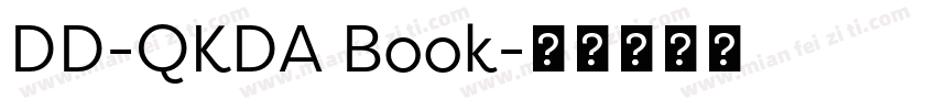 DD-QKDA Book字体转换